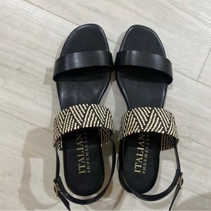 BEAUTIFUL ITALIAN HEELED SANDALS! WOMENS SIZE 10